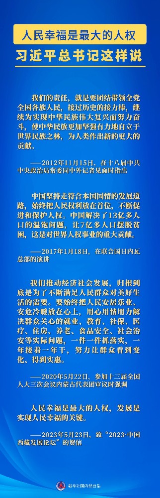 習(xí)近平總書記這樣論述尊重和保障人權(quán)